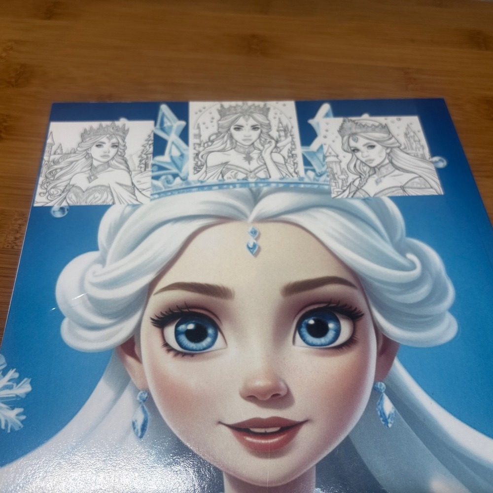 Ice Princess Coloring Book - Picture 3 of 7